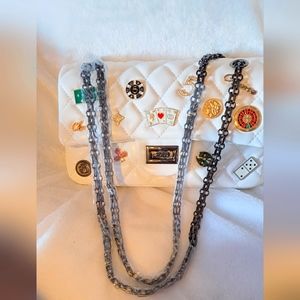 NWOT TRENDY Quilted Casino Bag